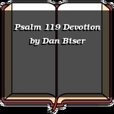 Psalm 119 Devotion