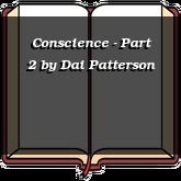 Conscience - Part 2