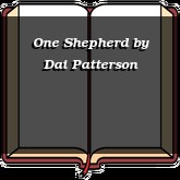 One Shepherd