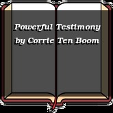 Powerful Testimony