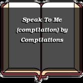 Speak To Me (compilation)