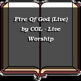 Fire Of God (Live)