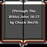 (Through The Bible) John 16-17