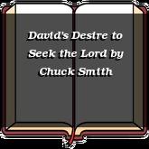 David's Desire to Seek the Lord