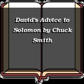 David's Advice to Solomon