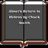 Abner's Return to Hebron