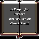 A Prayer for Israel's Restoration