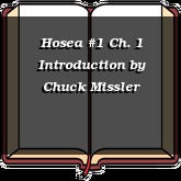 Hosea #1 Ch. 1 Introduction