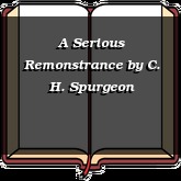 A Serious Remonstrance