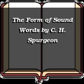 The Form of Sound Words