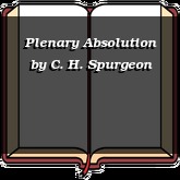 Plenary Absolution