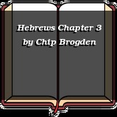 Hebrews Chapter 3