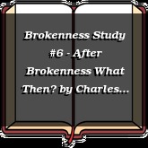 Brokenness Study #6 - After Brokenness What Then?