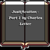 Justification - Part 1