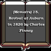 (Memoirs) 15. Revival at Auburn in 1826