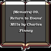 (Memoirs) 09. Return to Evans' Mills