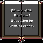 (Memoirs) 01. Birth and Education