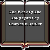 The Work Of The Holy Spirit