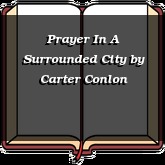 Prayer In A Surrounded City