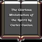 The Glorious Ministration of the Spirit
