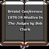 Bristol Conference 1976-18 Studies In The Judges