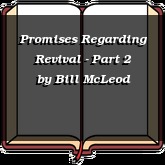 Promises Regarding Revival - Part 2