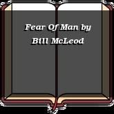 Fear Of Man
