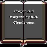 Prayer Is a Warfare