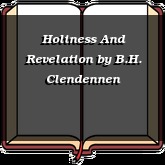 Holiness And Revelation