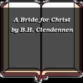 A Bride for Christ