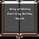 Holy of Holies Part II