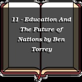 11 - Education And The Future of Nations