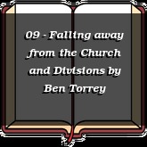 09 - Falling away from the Church and Divisions
