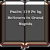 Psalm 119 Pe