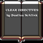 CLEAR DIRECTIVES