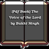 (Pdf Book) The Voice of the Lord