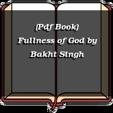 (Pdf Book) Fullness of God