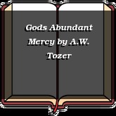 Gods Abundant Mercy