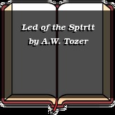 Led of the Spirit