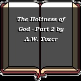 The Holiness of God - Part 2