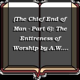 (The Chief End of Man - Part 6): The Entireness of Worship