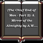 (The Chief End of Man - Part 2): A Mirror of the Almighty