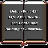 (John - Part 42): Life After Death - The Death and Raising of Lazarus