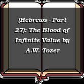 (Hebrews - Part 27): The Blood of Infinite Value