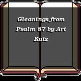 Gleanings from Psalm 87