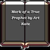 Mark of a True Prophet
