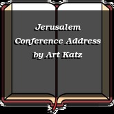 Jerusalem Conference Address