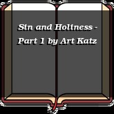 Sin and Holiness - Part 1
