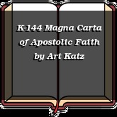 K-144 Magna Carta of Apostolic Faith