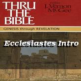 Ecclesiastes Intro